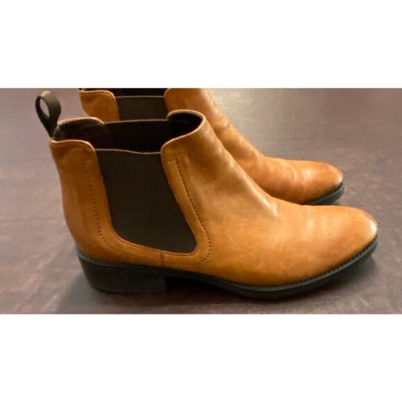 Triver Flight Tan Leather Chelsea Boots EU 38 US 7 Scandi Minimalist Capsule - Picture 7 of 9